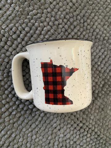 Buffalo Plaid MN Mug